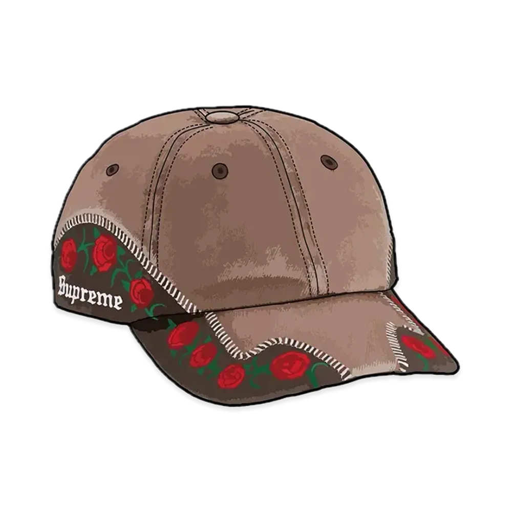 Supreme Roses 6-Panel "Brown"