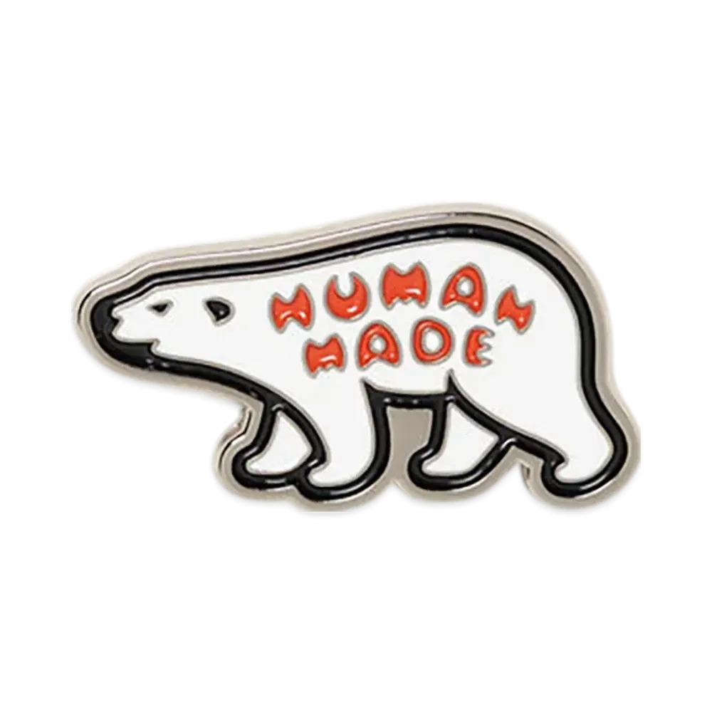HUMAN MADE Animal Pins "White"
