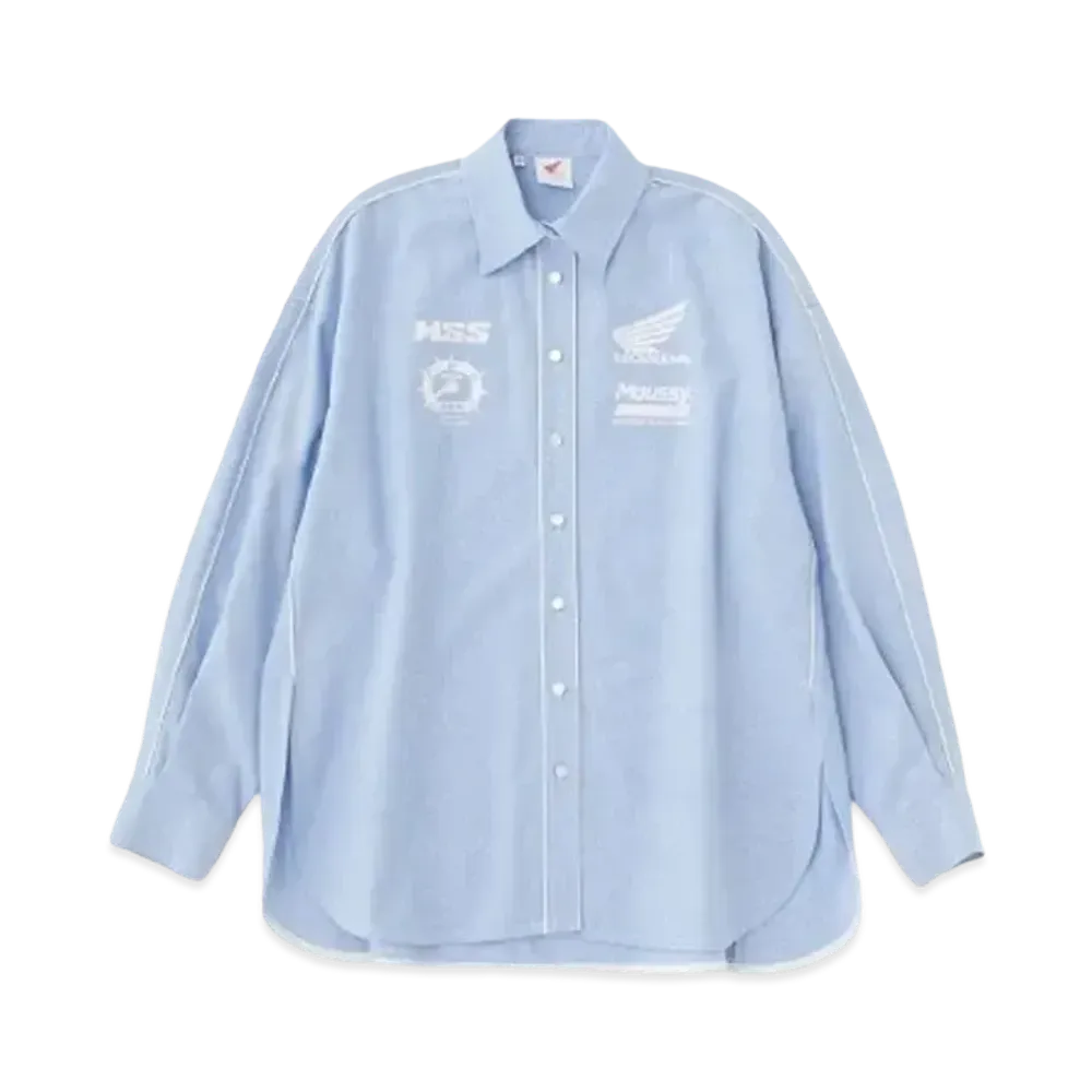 MOUSSY x HONDA Team Shirt "Blue"