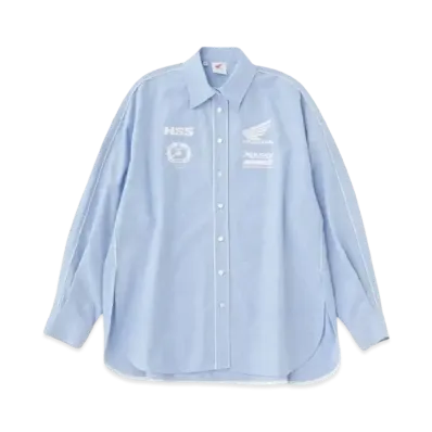 MOUSSY x HONDA Team Shirt "Blue"