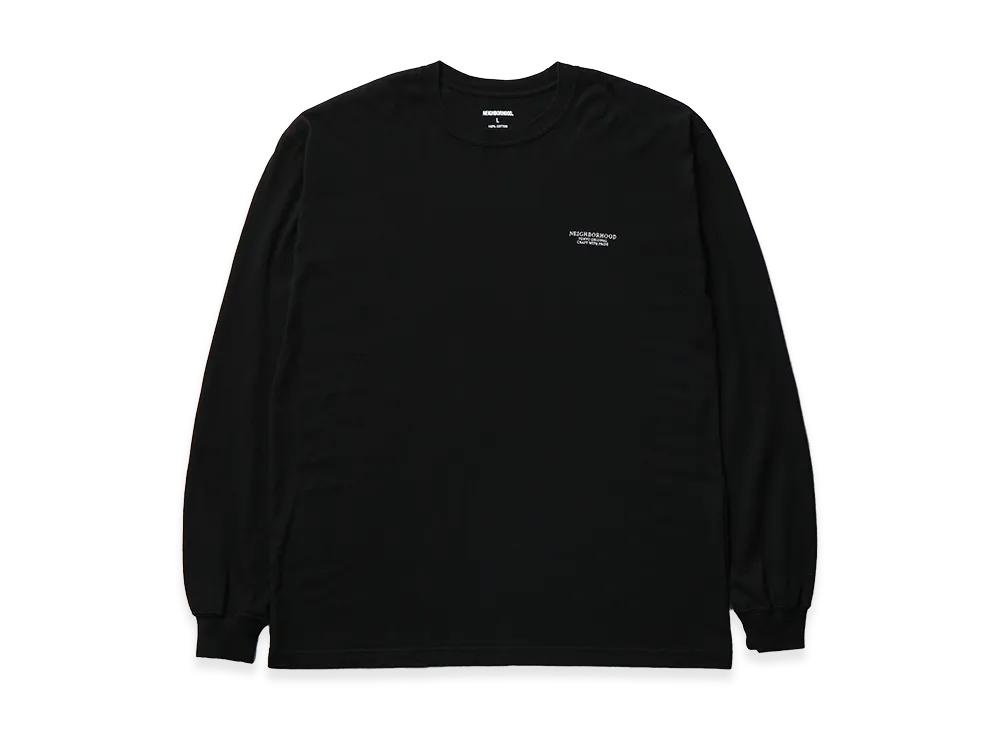 NEIGHBORHOOD NH . Tee LS-6 "Black"