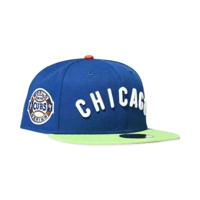 NEW ERA CHICAGO CUBS WS 1907 59FIFTY "ROYALxLIME"