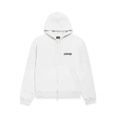 BALENCIAGA Chalk Cotton Sweatshirt "White"