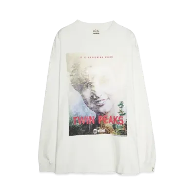 MANASTASH TWIN PEAKS L/S TEE 02 "WHITE"