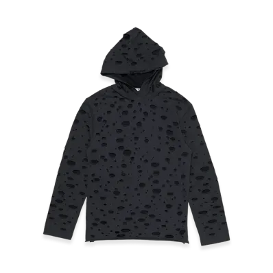 Acne Studios Layered Knit Top "Faded Black"