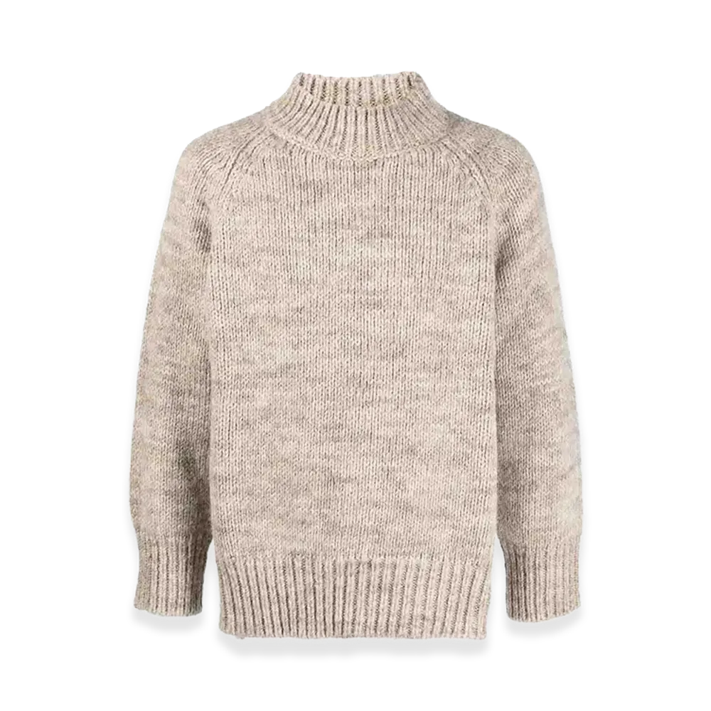Maison Margiela Women's Chunky-Knit Jumper "Light Beige"