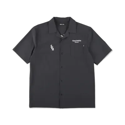 WIND AND SEA S_E_A (WDS) OPEN COLLAR SHIRT "Black"