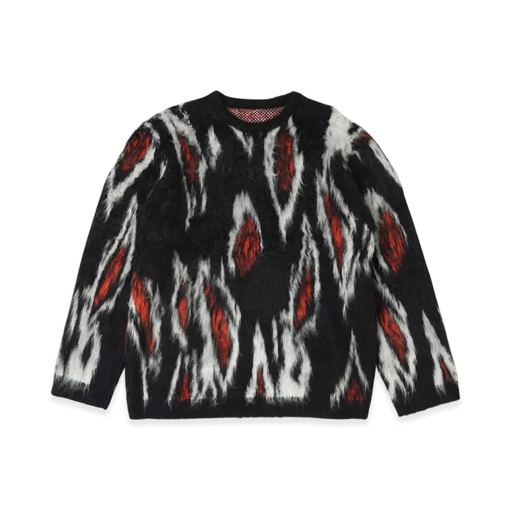 Ground Y x CHAINSAW MAN Collaborate Collection Fox Devil Eyes Knit "Orange"
