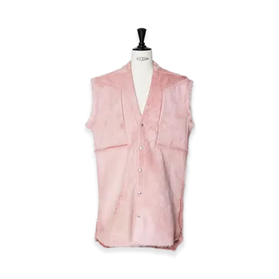 Rick Owens Strobe Jumbo Cut Out Outershirt -LHL- "Dirty Pink/Black"