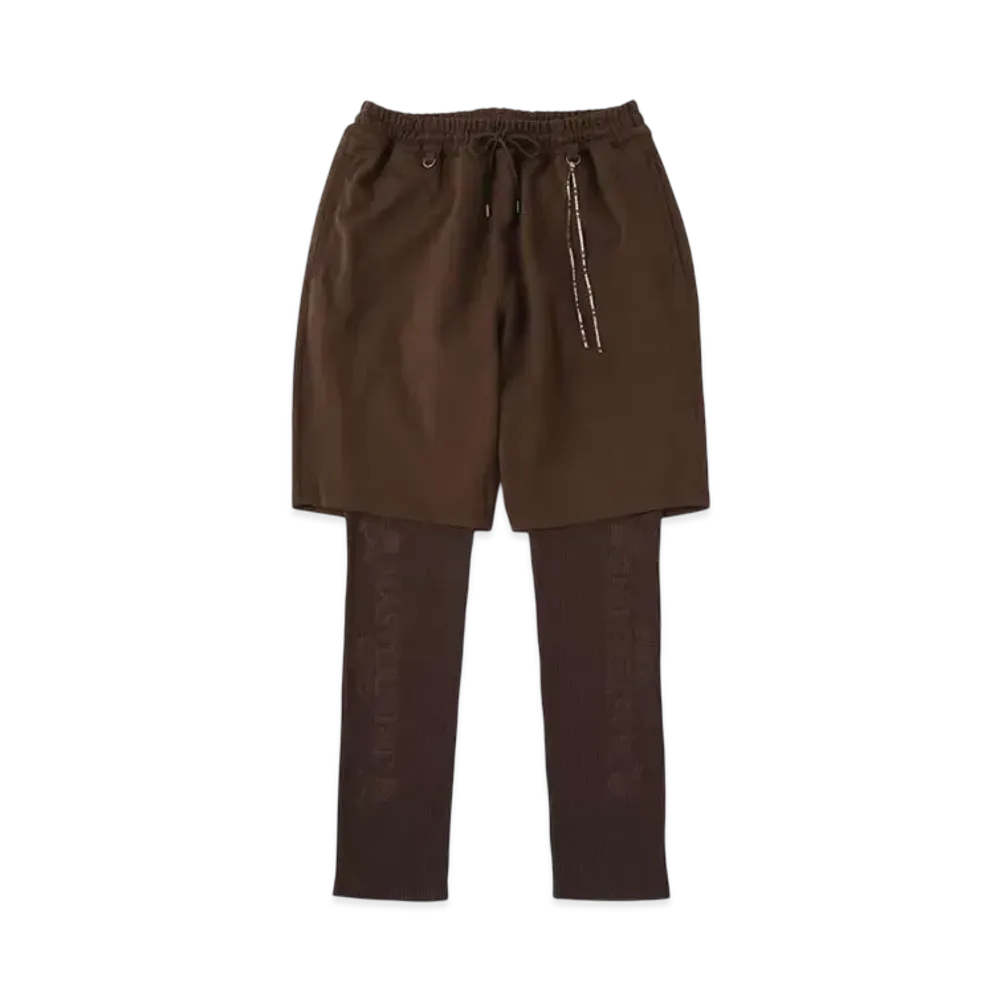 mastermind WORLD Layered Pants "Brown"