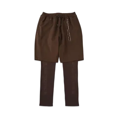 mastermind WORLD Layered Pants "Brown"