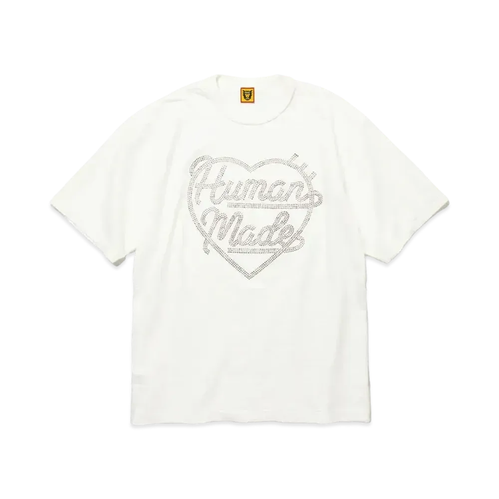 HUMAN MADE Crystal Heart Jewelry T-Shirt #1 "White"