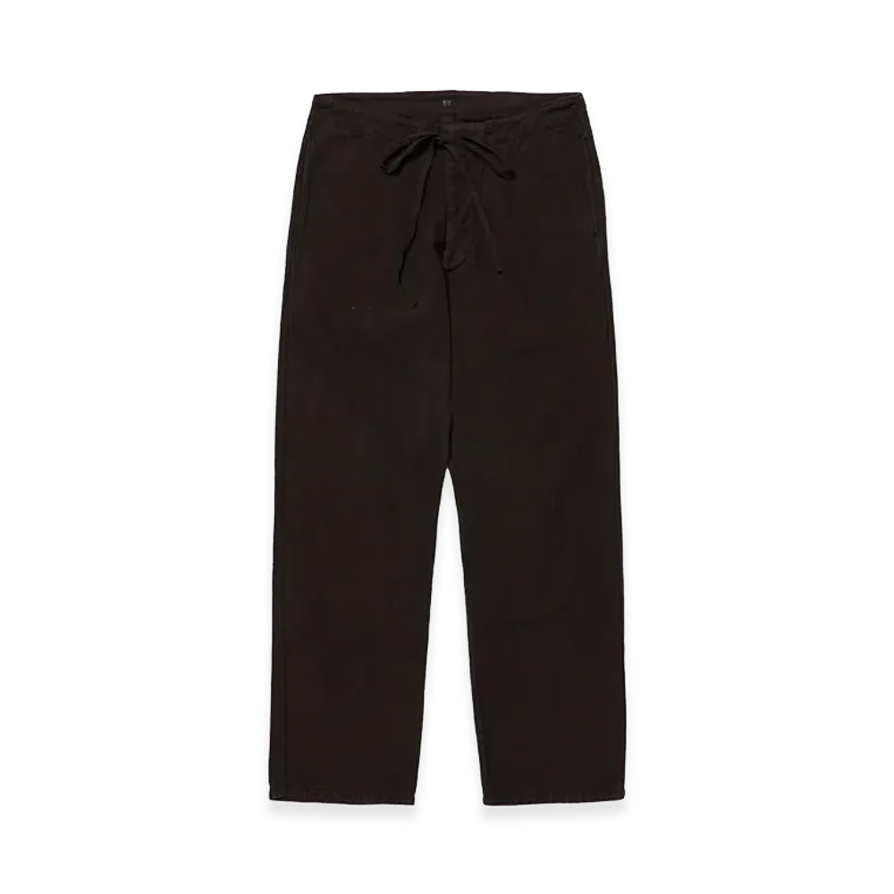 T.T Taiga Takahashi LOT.216 Hospital Trousers "Mud Dyed Brown"
