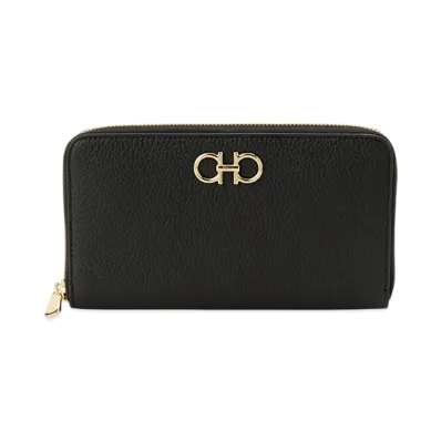 Salvatore Ferragamo Long Wallet "Black"