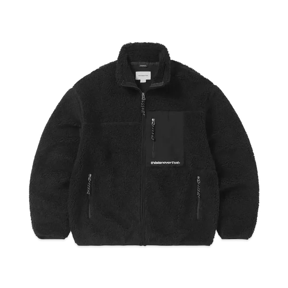 thisisneverthat SP Sherpa Fleece Jacket "Black"