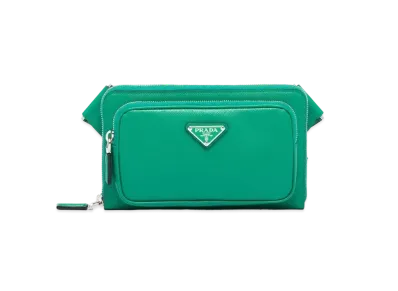 PRADA Saffiano Taether Shoulder Bag "Green"