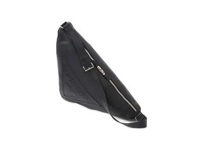 PRADA Triangle Leather Bag "Black"