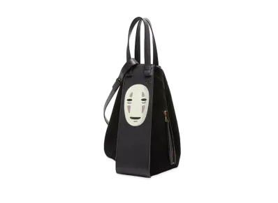 LOEWE x Spirited Away Kaonashi Hammock Tote Bag In Classic Calfskin and Suede "Black"