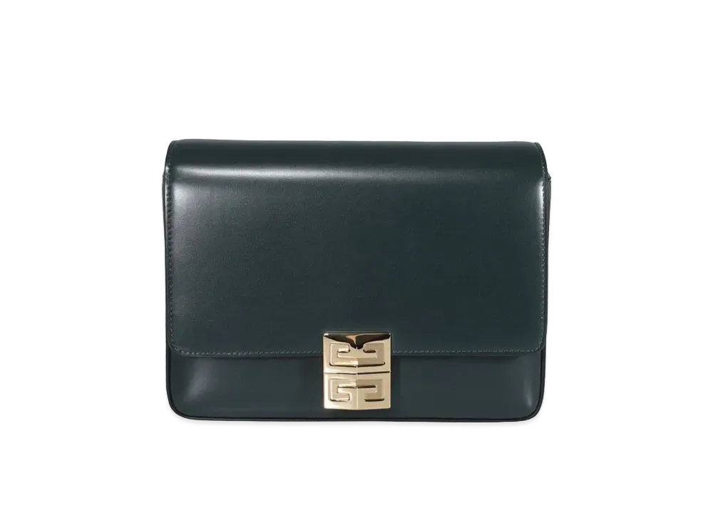 GIVENCHY Medium 4G Bag in Box Leather "Green"