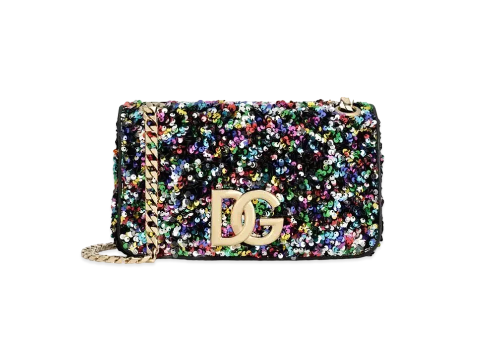 Dolce&Gabbana 3.5 Shoulder Bag Multi Color Sequins "Multicolor"