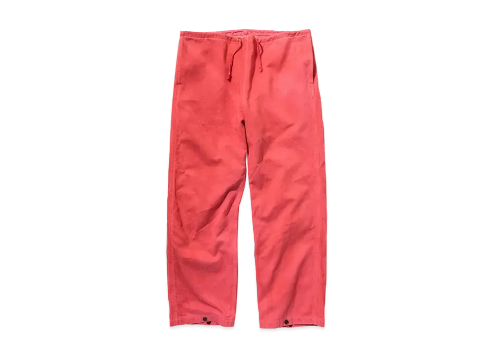 THE REAL McCOY'S USN SALVAGE TROUSERS (OVER-DYED) "Red"