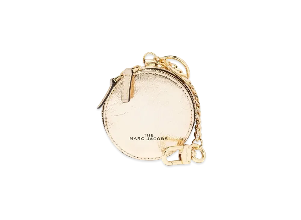 MARC JACOBS The Sweet Spot Metallic Charm Pouch "Gold"