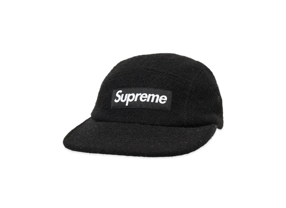 Supreme Harris Tweed Camp Cap "Black"