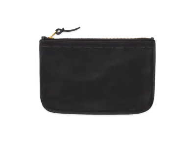 visvim Leather Travel Pouch "Black"