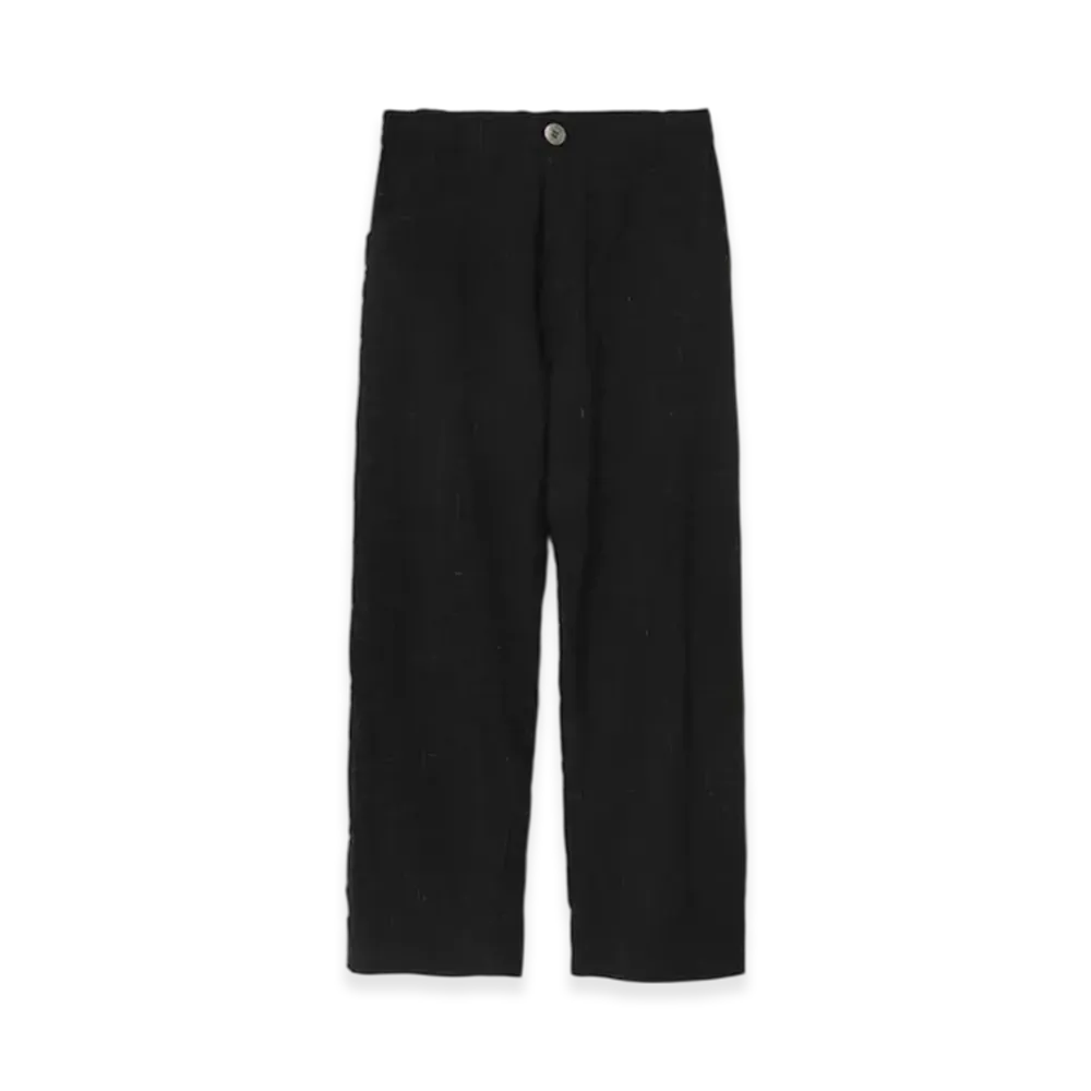UNDERCOVER Wool Linen Kasuri Pants "Black"