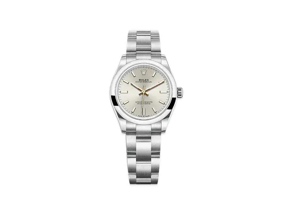 ロレックス オイスター パーペチュアル 31 シルバー文字盤 277200