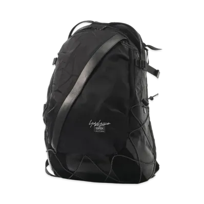 Yohji Yamamoto Pour Homme PORTER CRASH NYLON BACKPACK "Black"