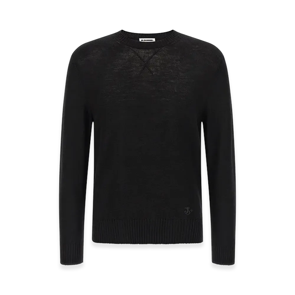 Jil Sander Logo Embroidery Sweater "Black"
