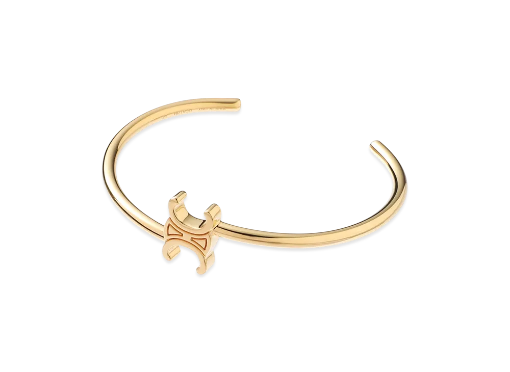 CELINE Triomphe Asymmetric Cuff "Gold"