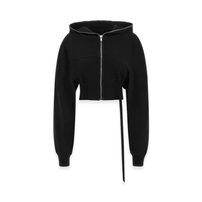 Rick Owens DRKSHDW Women's Collage Gimp Hoodie "Black"