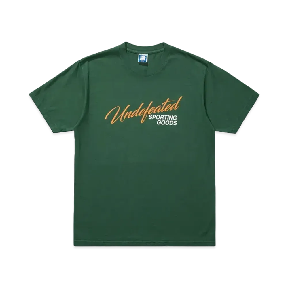 UNDEFEATED Script Shop S/S Tee "Green"