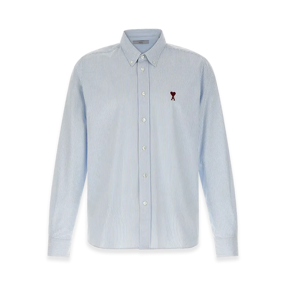 AMI PARIS 'Ami De Coeur' Shirt "Light Blue"