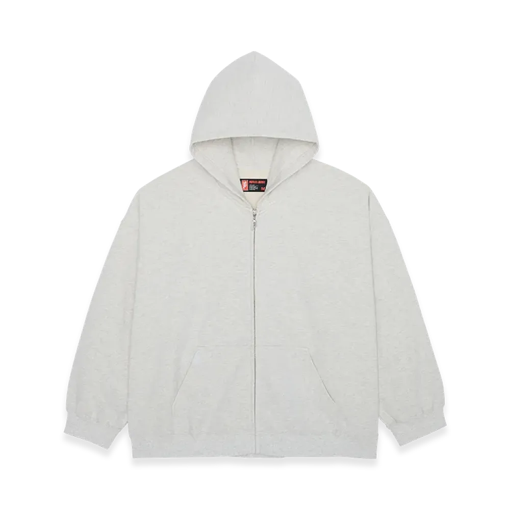 POINTLESS JOURNEY PJ Basic Zip Hoodie "Oatmeal Heather"