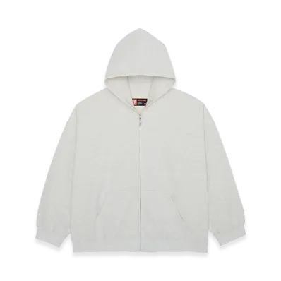 POINTLESS JOURNEY PJ Basic Zip Hoodie "Oatmeal Heather"
