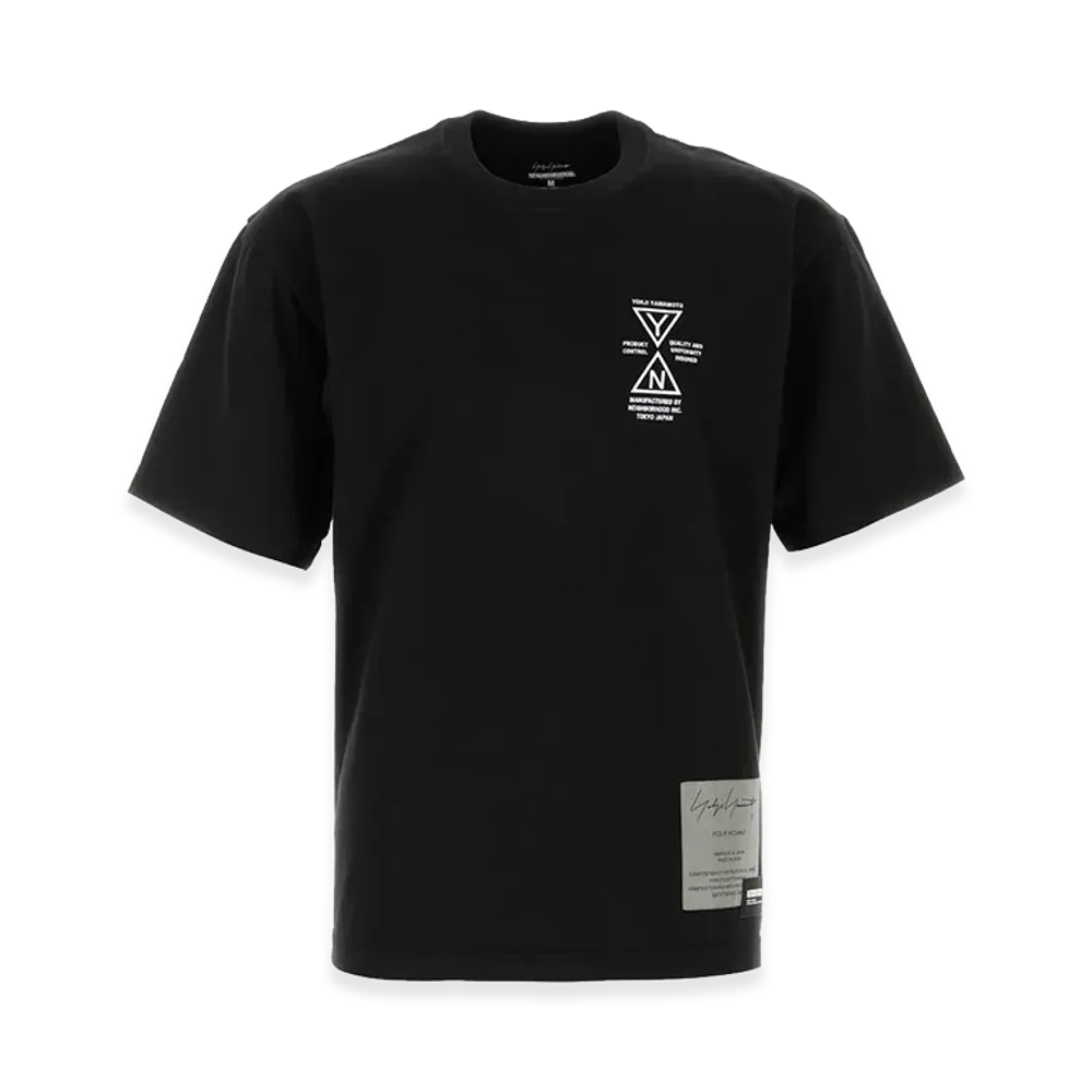 Yohji Yamamoto x Neighborhood Cotton T-Shirt "Black"
