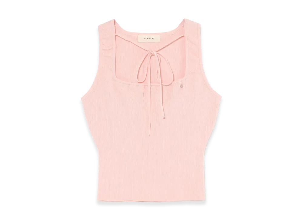 ANDMARY Women's Lil Heart Charm Tops "Pink"