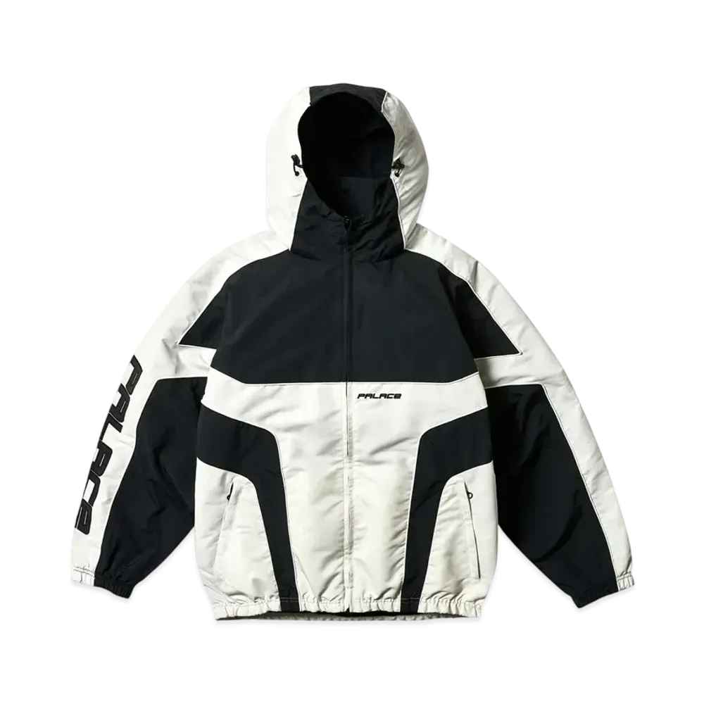 PALACE Piped Hooded Shell Jacket "Black"
