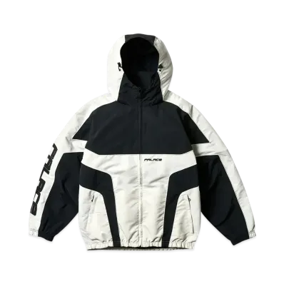 PALACE Piped Hooded Shell Jacket "Black"