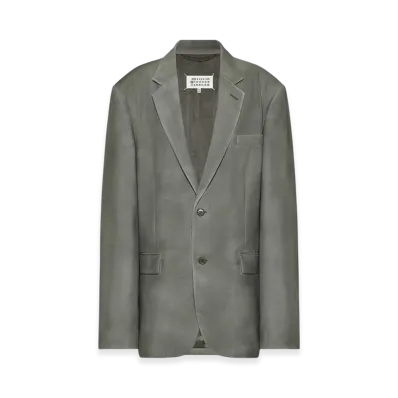 Maison Margiela Women's Mohair Wool Blazer "Gray"