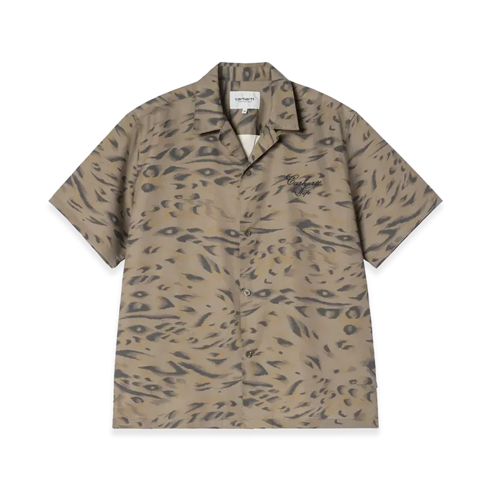 Carhartt WIP S/S Travon Shirt "Duck Feather Print/Cypress/Black"