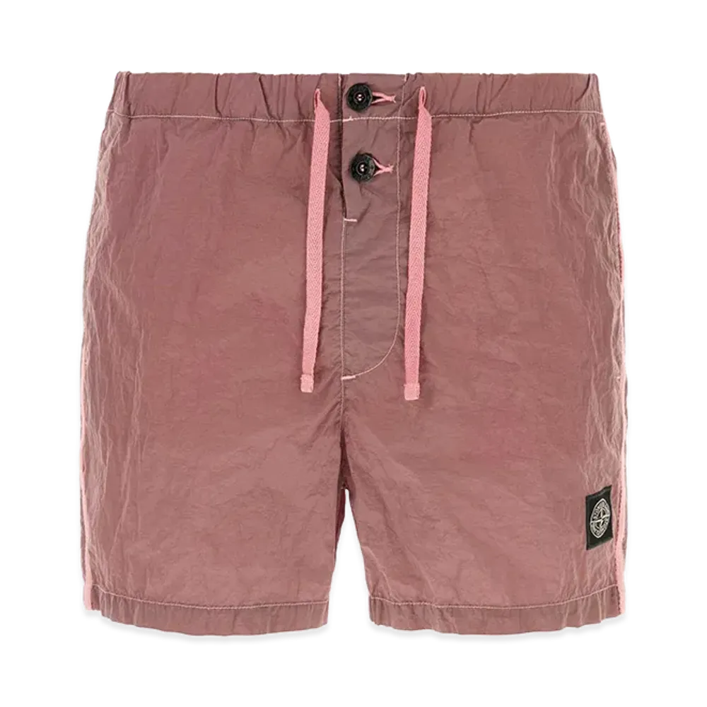 Stone Island Antique Pink Nylon Swimming Shorts "Pink"