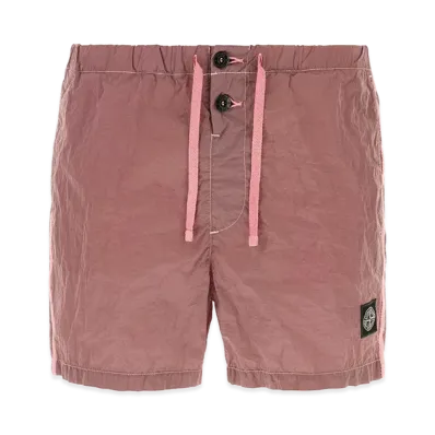 Stone Island Antique Pink Nylon Swimming Shorts "Pink"