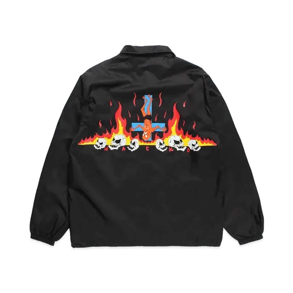 WACKO MARIA x neckface / Coach Jacket "Black"
