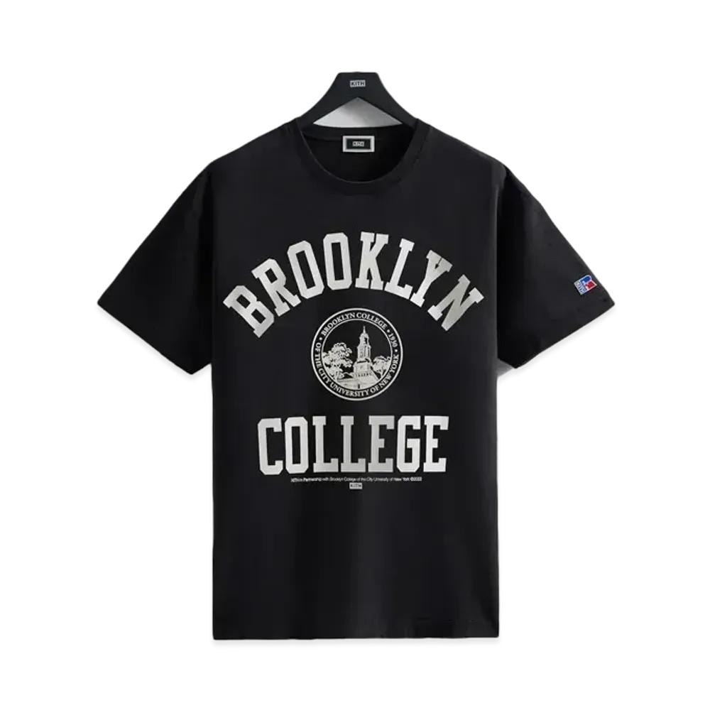 Kith x Russell Athletic x CUNY Brooklyn College Vintage Tee "Black"