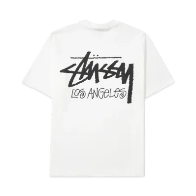 Stussy Stock Los Angeles Tee "White"