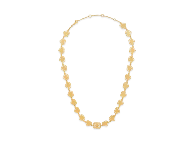 CELINE Coeur Celine Necklace in Brass with Gold Finish "Gold"